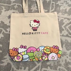 hello kitty cafe tote bolsa